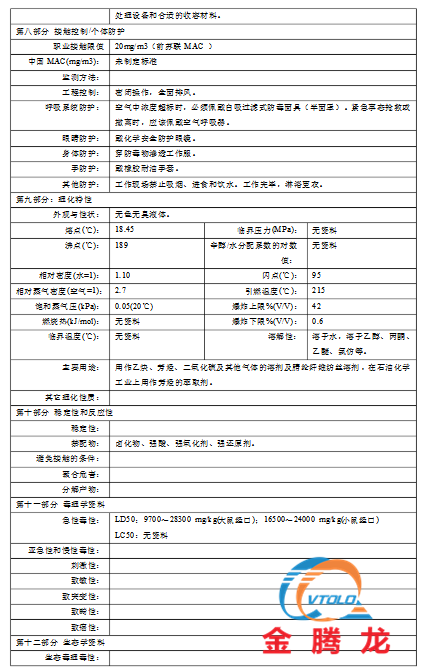 二甲基亞砜msds